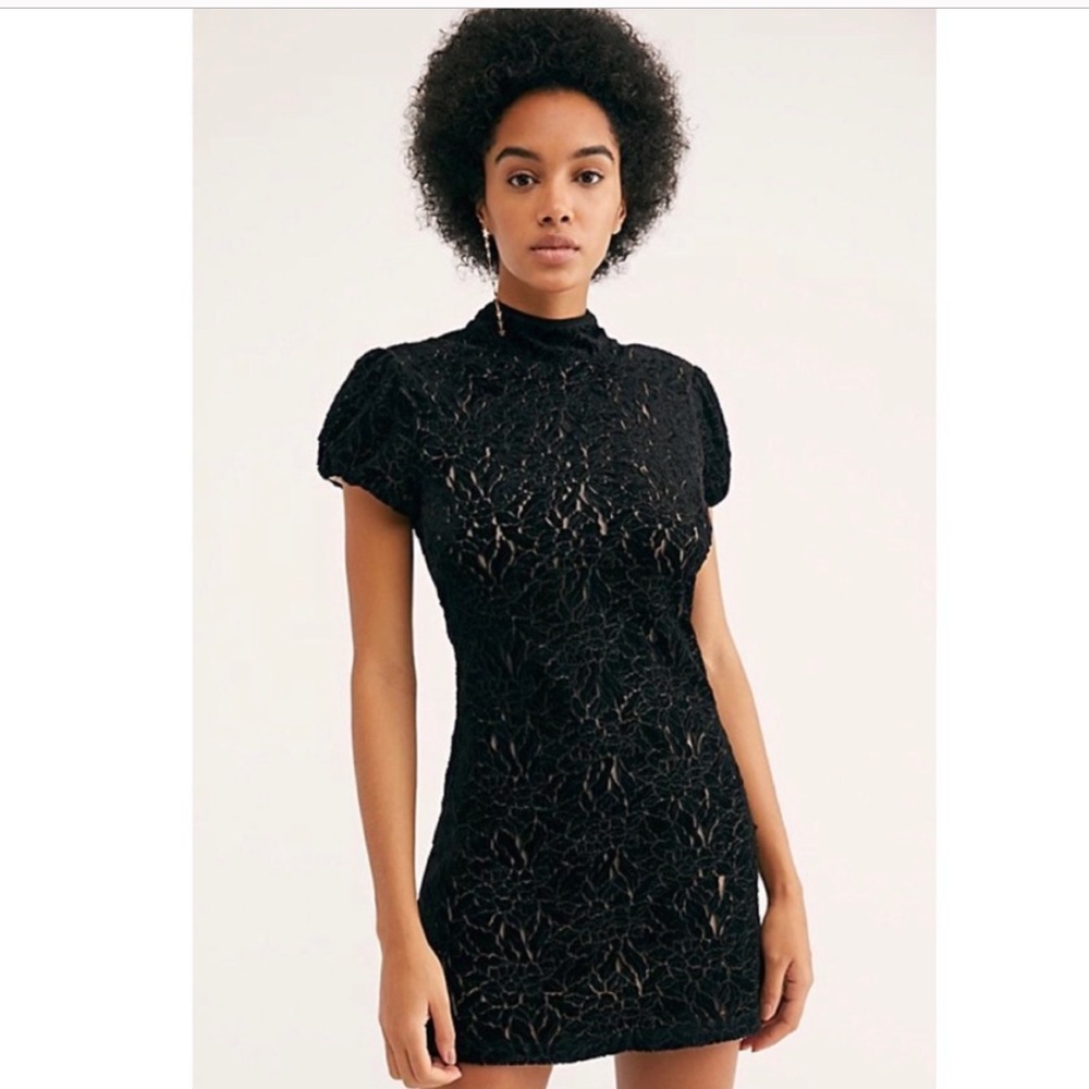 Free People Hide and Seek Mini Dress